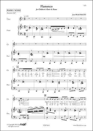 Flamenco - Reduction Piano (MAURY JEAN-MICHEL)