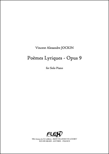 6 Poêmes Lyriques, Op. 9 (JOCKIN VINCENT A)