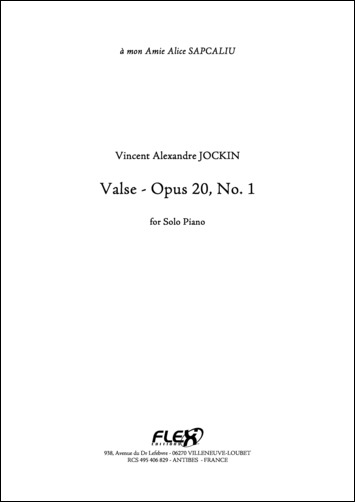 Valse, Op. 20, #1 (JOCKIN VINCENT A)