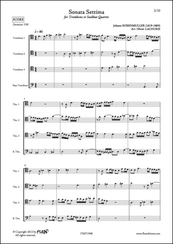 Sonata Settima (ROSENMULLER JOHANN)