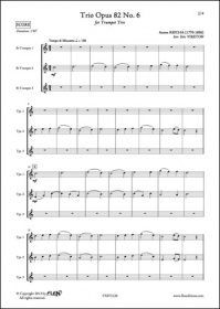 Trio Op. 82 #6 (REICHA ANTON)