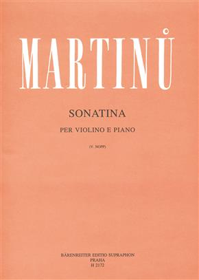 Sonatina For Violin And Piano (MARTINU BOHUSLAV)