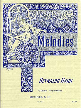 Vol.1/20 Melodies Voix Moyenne Et Piano (HAHN REYNALDO)
