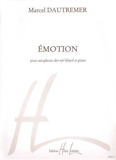 Emotion (DAUTREMER MARCEL)
