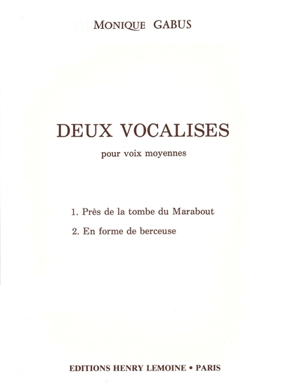2 Vocalises (GABUS MONIQUE)