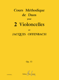 Cours Méthodique De Duos Pour Deux Violoncelles Op. 53 (OFFENBACH JACQUES)