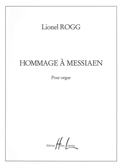 Hommage A Messiaen (ROGG LIONEL)