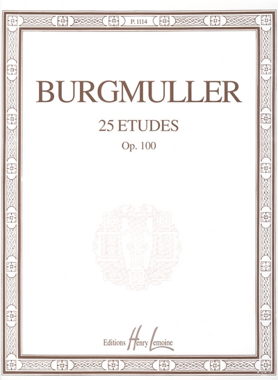 25 Etudes Op. 100 (BURGMULLER FRIEDRICH)