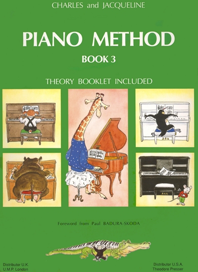 Piano Method Book 3 (POUILLARD JACQUELINE / HERVE CHARLES)