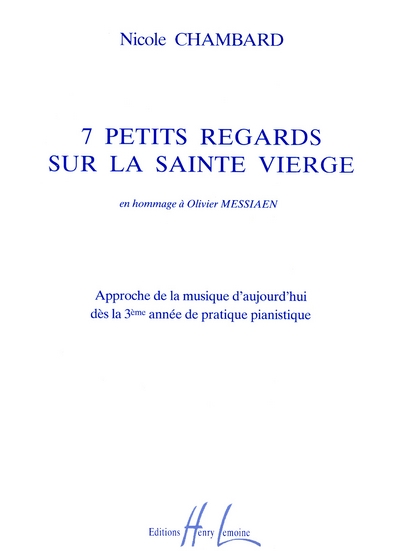 Petits Regards Sur La Sainte Vierge (7) (CHAMBARD NICOLE)