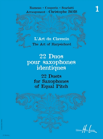 L'Art Du Clavecin - 22 Duos Vol.1 (BOIS CHRISTOPHE)