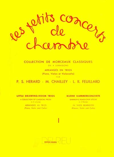 Les Petits Concerts De Chambre Vol.1 (FEUILLARD LOUIS R)