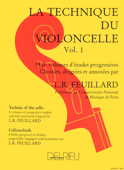 Technique Du Violoncelle Vol.1 (FEUILLARD LOUIS R)