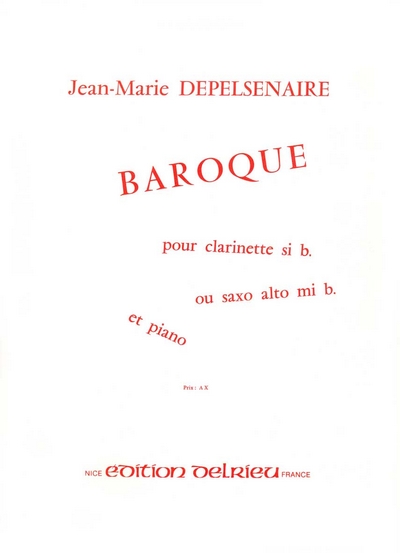 Baroque (DEPELSENAIRE JEAN-MARIE)