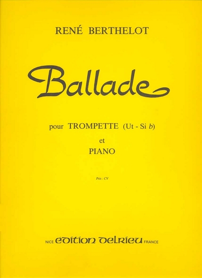 Ballade (BERTHELOT RENE)