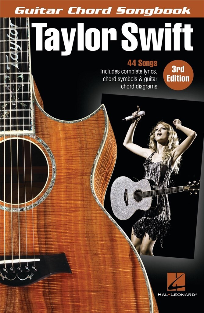 GUITAR CHORD SONGBOOK - 3RD EDITION (SWIFT TAYLOR)