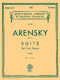 Arensky Suite For Two Pianos