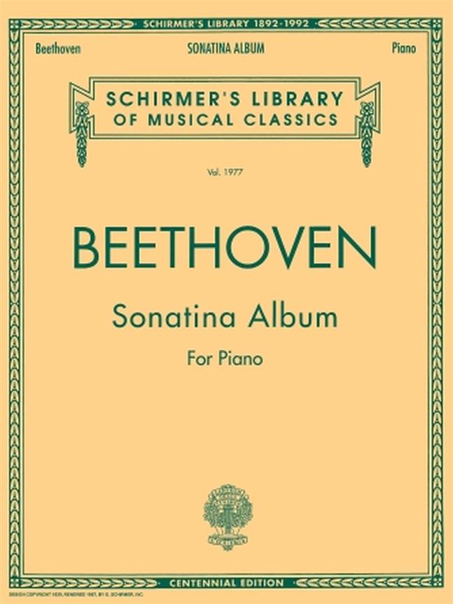 Beethoven Sonatina Album For Piano