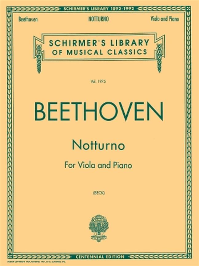 Beethoven Notturno Viola/Piano