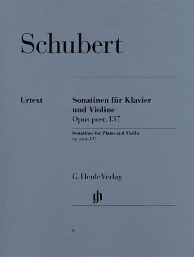 Sonatinas For Piano And Violin Op. Post. 137 (SCHUBERT FRANZ)