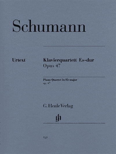 Piano Quartet In Eb Major Op. 47 (SCHUMANN ROBERT)