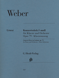 Concert Piece In F Minor Op. 79 For Piano And Orchestra (WEBER CARL MARIA VON)
