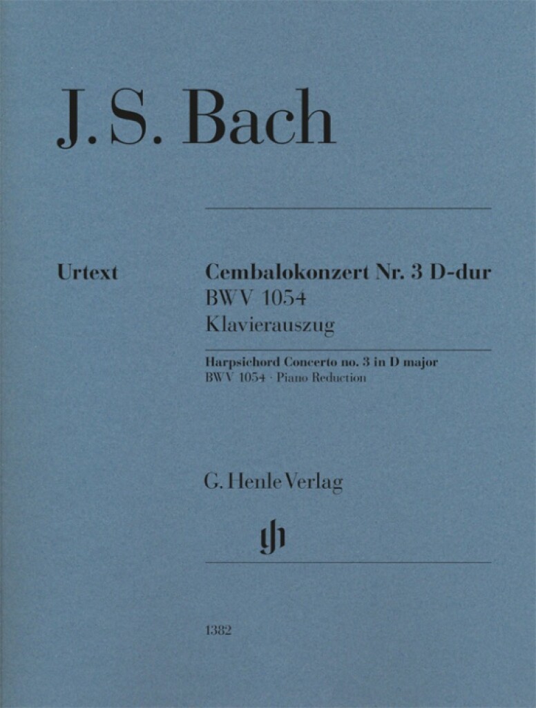 Cembalokonzert Nr. 3 D-Dur BWV 1054 (BACH JOHANN SEBASTIAN)