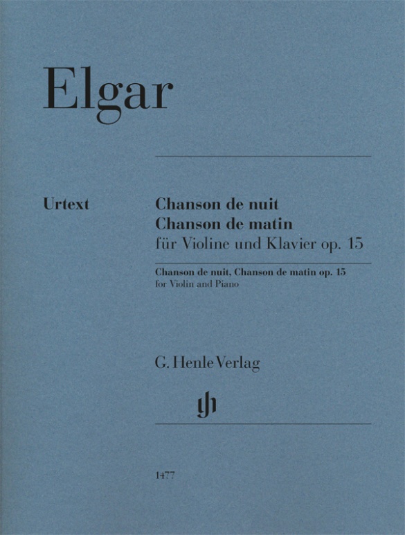 Chanson de nuit, Chanson de matin op. 15 pour violon et piano (ELGAR EDWARD)