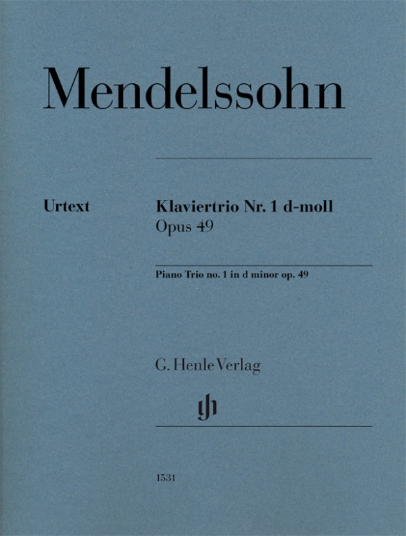 Trio avec piano n° 1 en ré mineur op. 49 (MENDELSSOHN-BARTHOLDY FELIX)