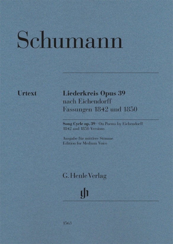 Liederkreis op. 39, sur des po�mes de Eichendorff, versions 1842 et 1850