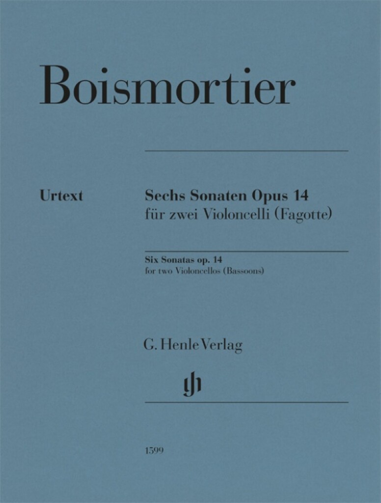 Sechs Sonaten Opus 14 (BOISMORTIER JOSEPH BODIN DE)