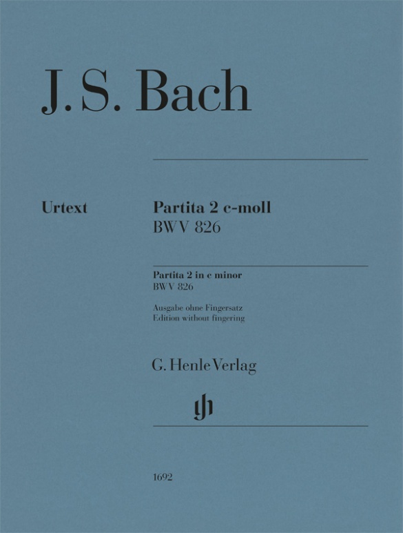 Partita n 2 en ut mineur BWV 826 (sans doigts) (BACH JOHANN SEBASTIAN)