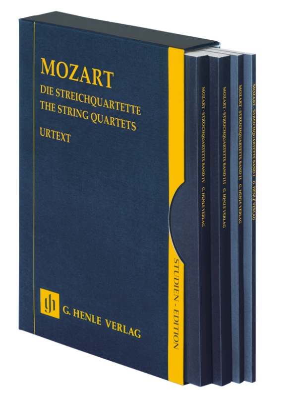Les quatuors � cordes - 4 volumes r�unis dans un coffret (MOZART WOLFGANG AMADEUS)