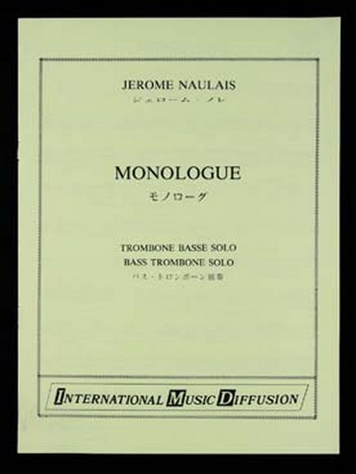 Monologue (NAULAIS JEROME)