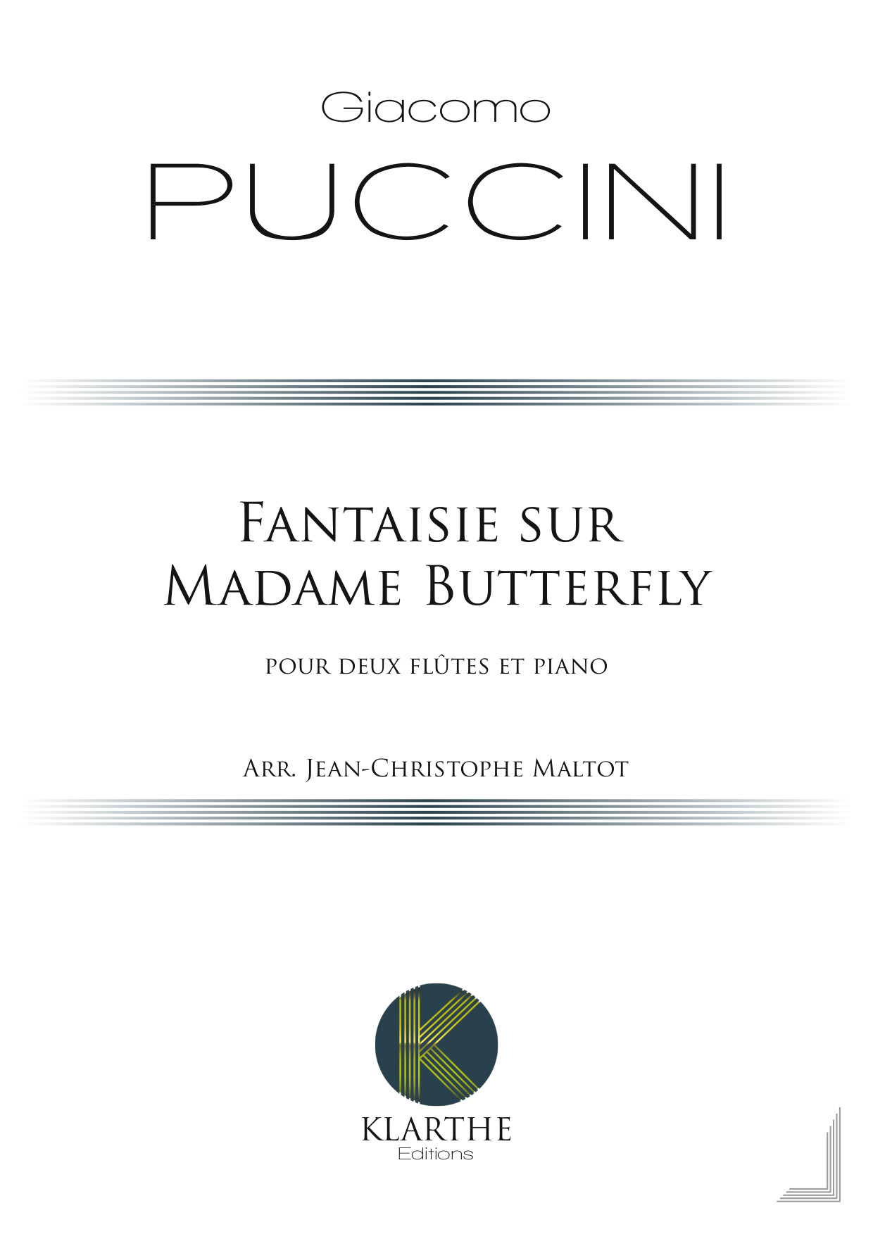 Fantaisie sur Madame Butterfly (PUCCINI GIACOMO)