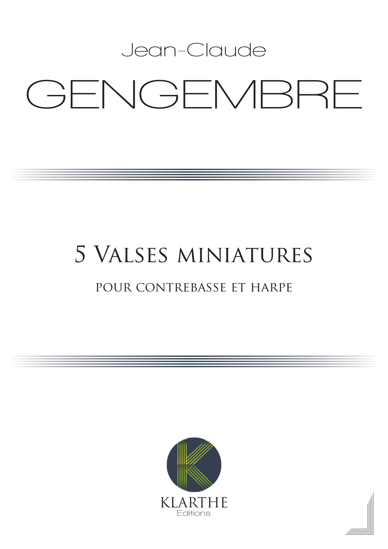 5 Valses miniatures (GENGEMBRE JEAN-CLAUDE)