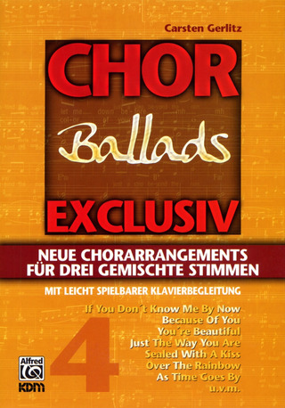 Chor Exclusiv Band 4 Love Ballads (GERLITZ CARSTEN / LIT)