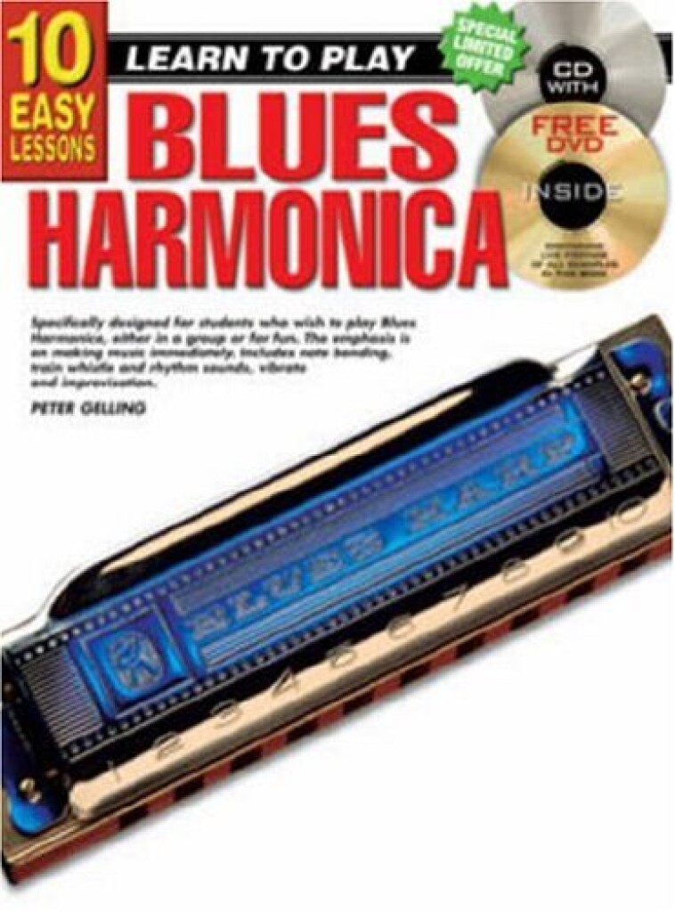 LEARN TO PLAY BLUES HARMONICA (GELLING PETER)