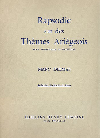 Rapsodie Sur Thème Ariégeois (DELMAS MARC)