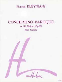 Concertino Baroque Hommage A Vivaldi Op. 80 (KLEYNJANS FRANCIS)