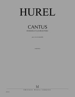 Cantus - Hommage A Georges Perec (HUREL PHILIPPE)