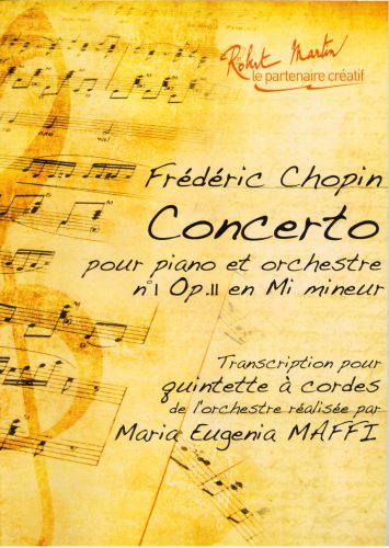 Concerto En Mi Mineur No 1 Op. II Piano + Quintette A Cordes