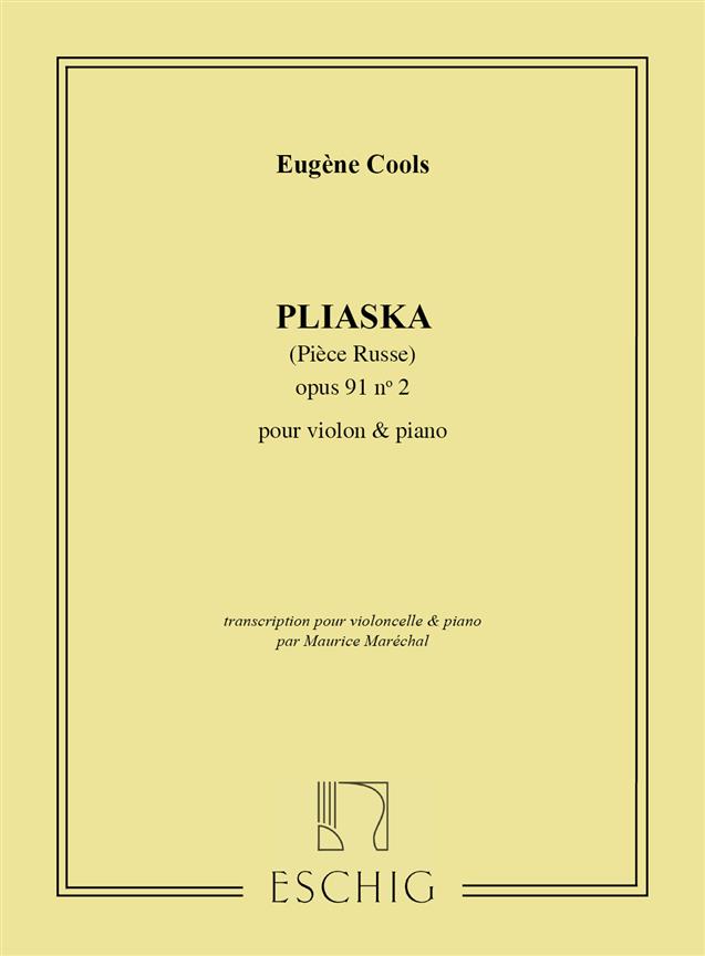 Pliaska Violoncelle/Piano