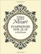 Symphonies N.22-34 Full Score (MOZART WOLFGANG AMADEUS)