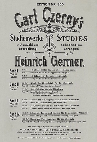 Studi Vol.1 - Germer (CZERNY KARL)