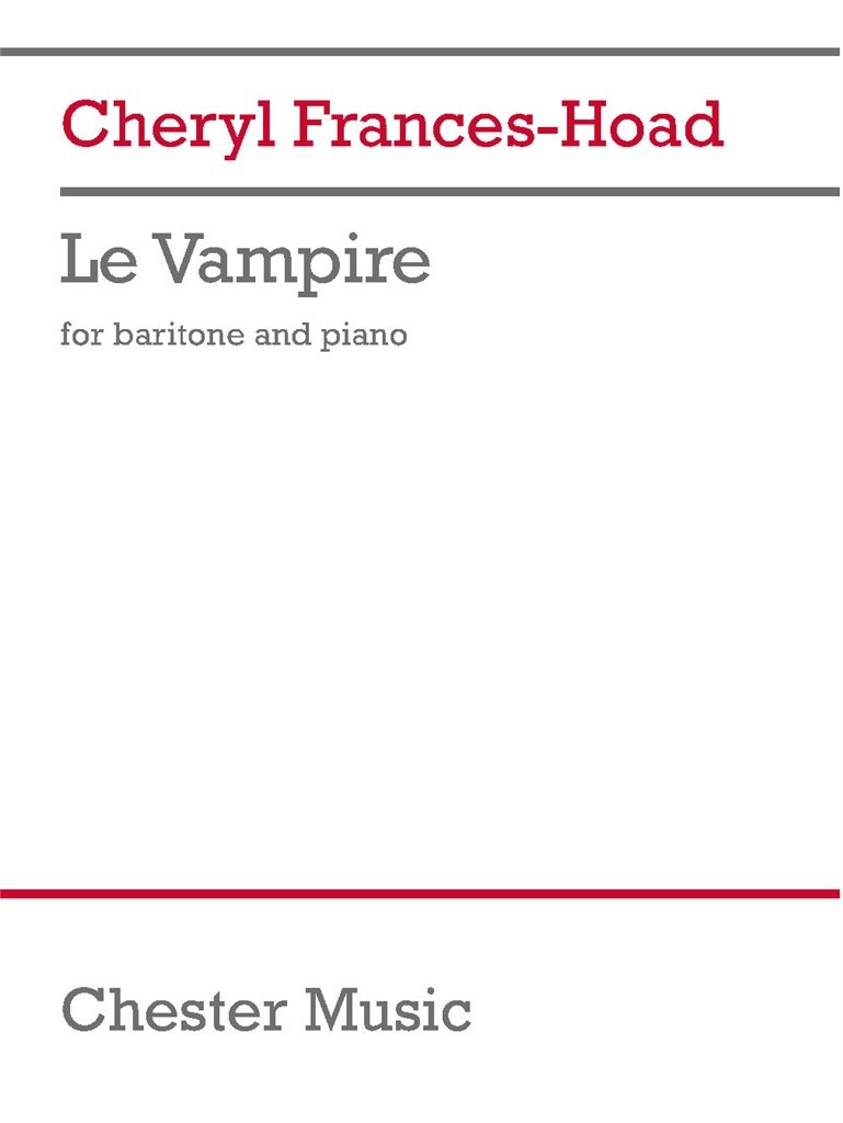 Le Vampire (FRANCES-HOAD CHERYL)