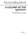 Blackford A Lullaby Of The Nativity SATB/Piano Or Organ