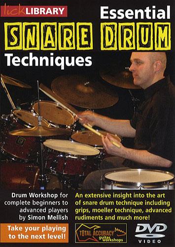 Dvd Lick Library Essential Snare Drum Technique