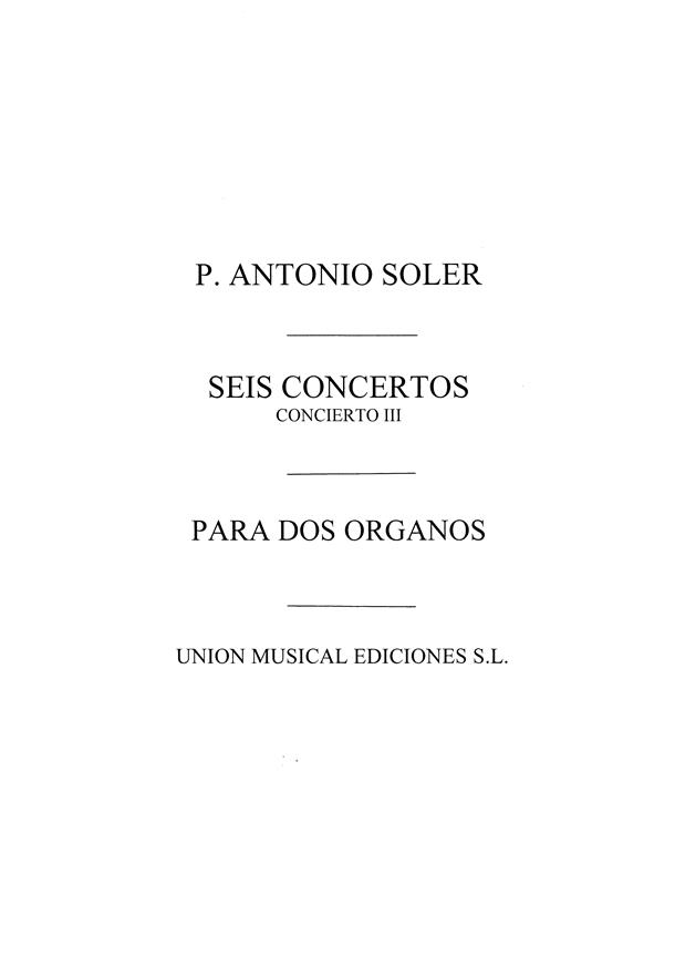 Soler Seis Concertos Para Dos Organos