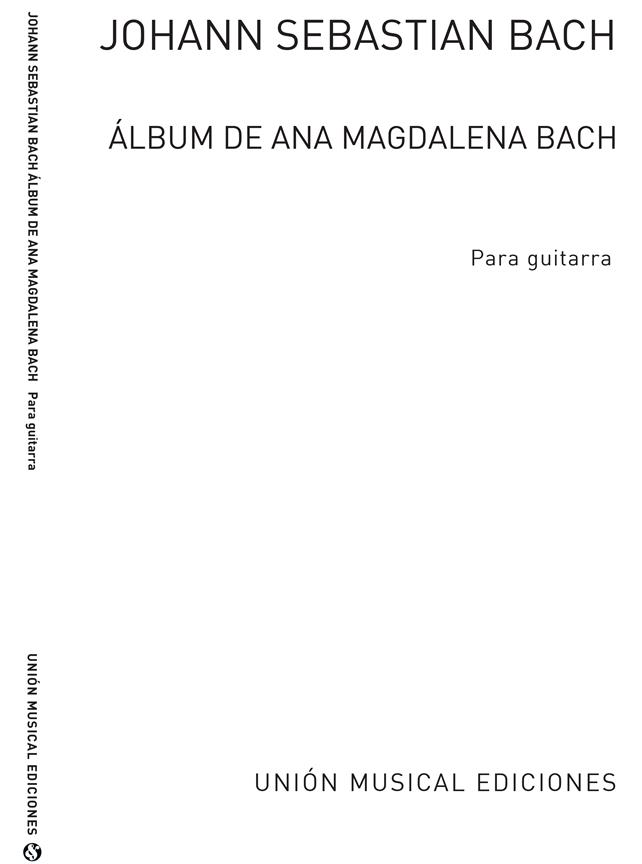 Bach Album De Ana Magdalena Bach Transc. Tarrago Guitarra